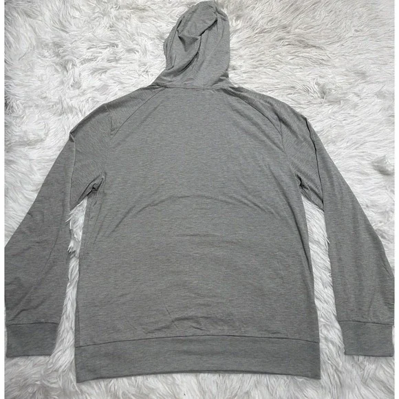 RLX Ralph Lauren Men Hoodie Light Tech SweatshirtGray Golf Stretch Medium New!